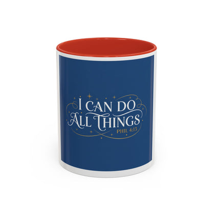 I Can Do All Things Accent Coffee Mug — Inspirational Christian Gift (11/15oz)