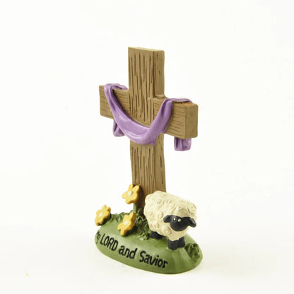 My LORD and Savior Christian Gift Cross Resin Ornament Church Evangelical Fellowship Gift Home Decoration Accessories Home Decor