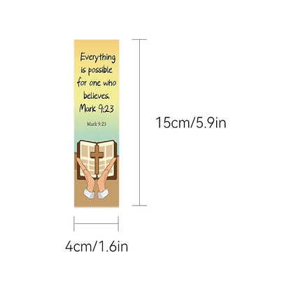 30 Christian Bible Verse Bookmarks – Inspirational Scripture Set