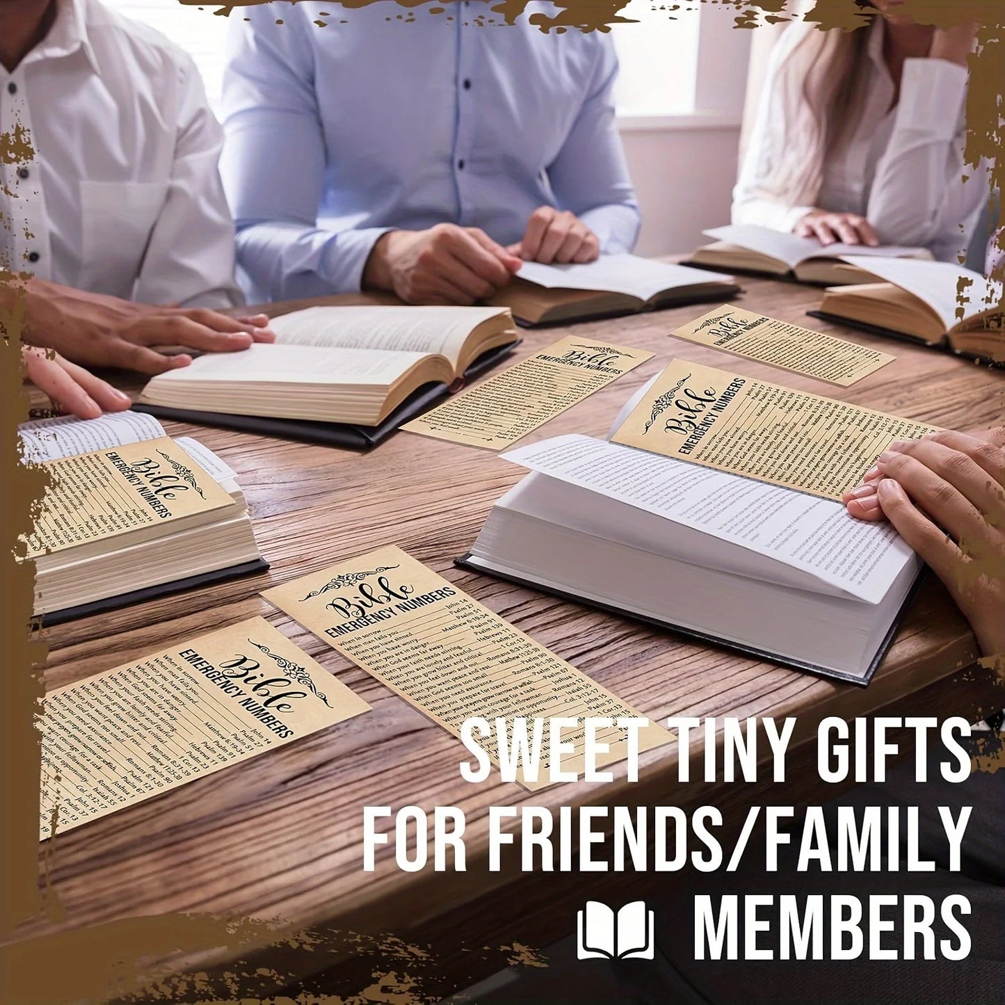 50/100pcs Bible Emergency Number Bookmarks Christian Gifts Religious Bible Verse Bookmarks Christian Bookmarks