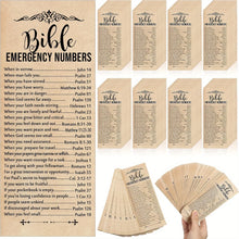 50/100pcs Bible Emergency Number Bookmarks Christian Gifts Religious Bible Verse Bookmarks Christian Bookmarks