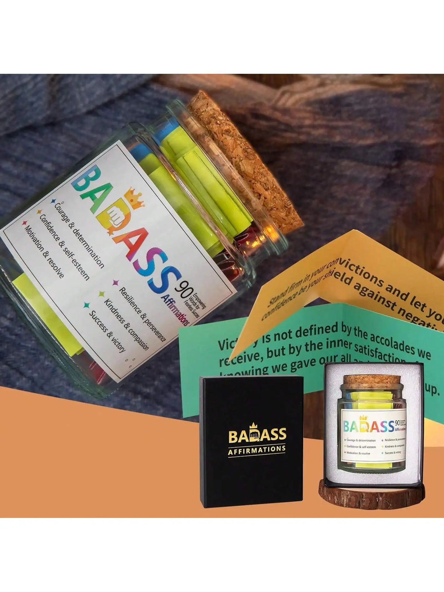 Christian Cards Jar Colorful Bible Verses Jar Handmade Christian Colorful Bible Glass Jar，Scripture Prayer Cards Hope Jar