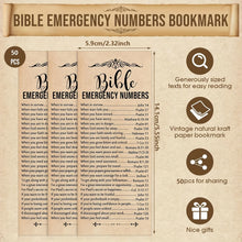 50/100pcs Bible Emergency Number Bookmarks Christian Gifts Religious Bible Verse Bookmarks Christian Bookmarks