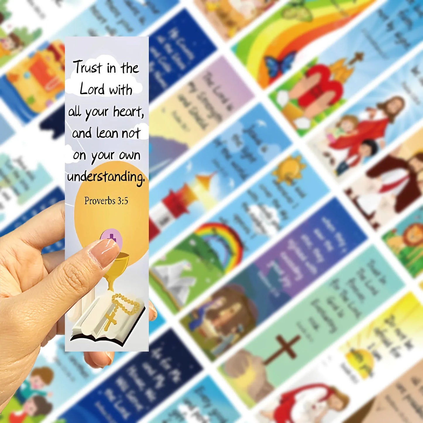 30 Christian Bible Verse Bookmarks – Inspirational Scripture Set