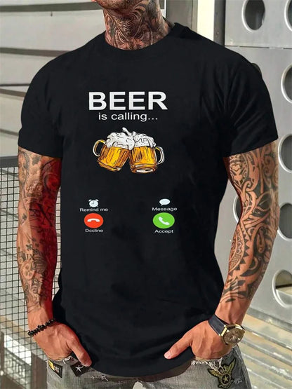 Christianity Cross Print Men's Fashion T-shirt Summer Daily Casual Mens Short-sleeved Top Outdoor Street Men's Religious T-shirt