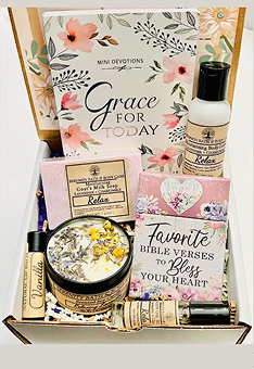Inspirational Bible Verse Spa  Gift Box
